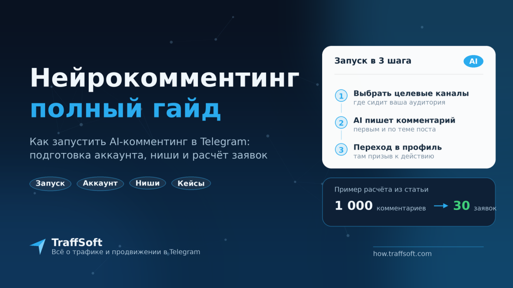Нейрокомментинг: Полный гайд по запуску и продвижению