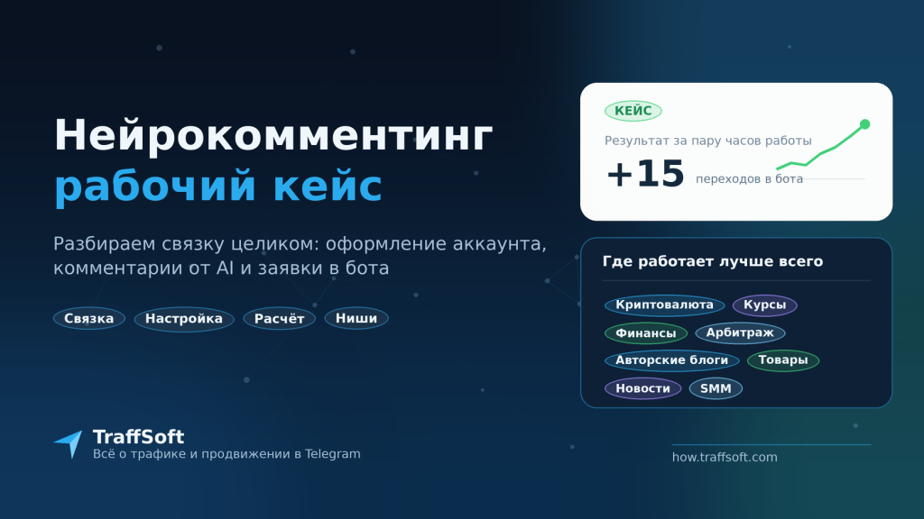 Нейрокомментинг в телеграм. Показываю рабочий Кейс