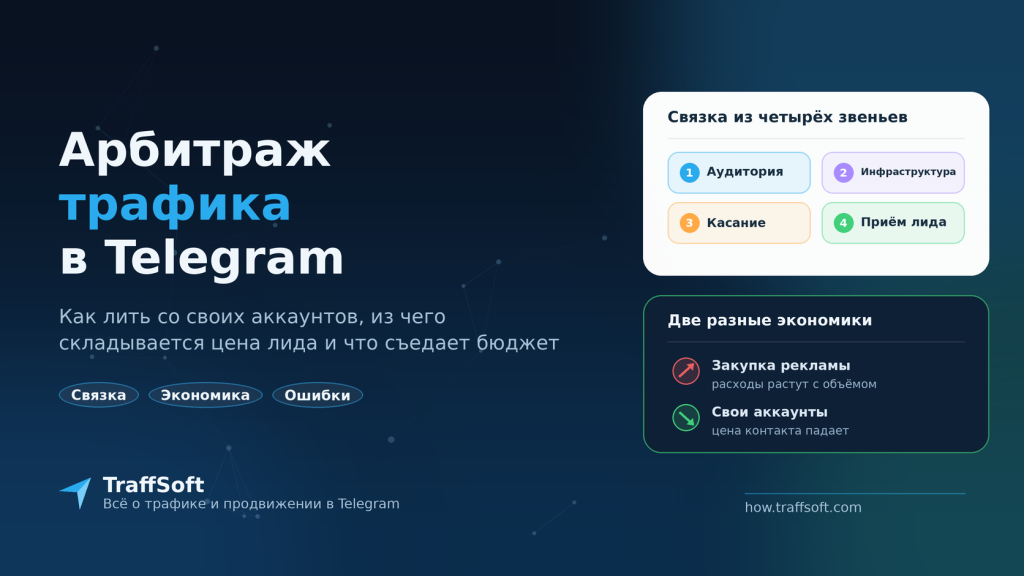 Арбитраж трафика в Telegram: как лить со своих аккаунтов