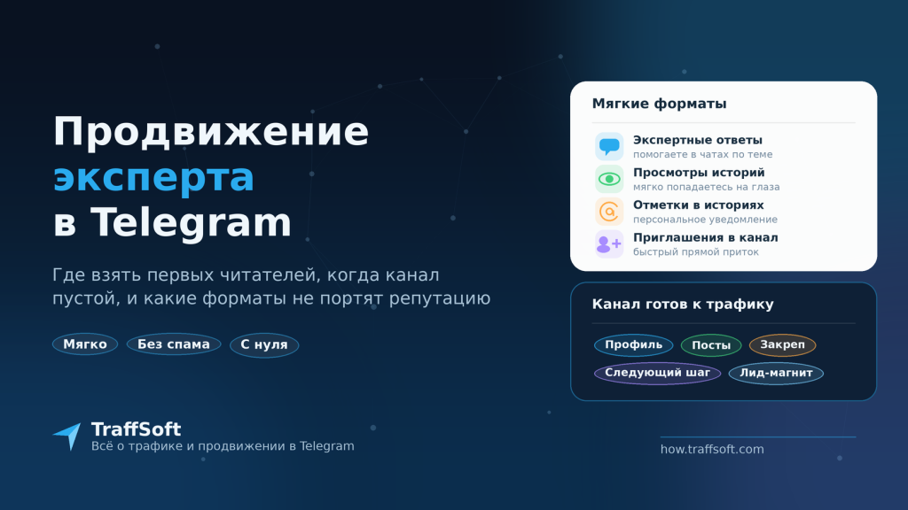 Продвижение эксперта в Telegram: где взять первых клиентов