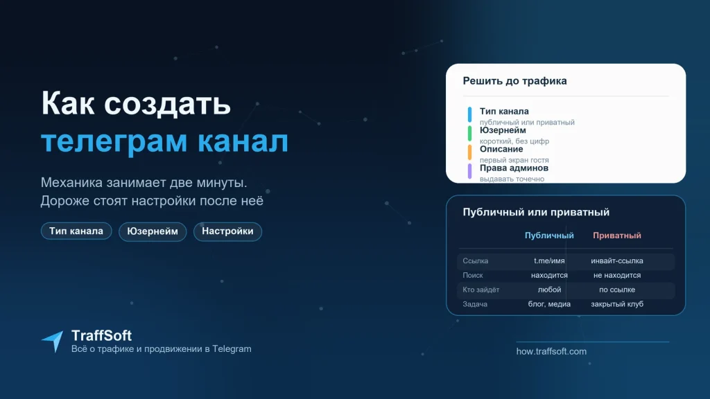 Как создать телеграм канал: пошаговая инструкция и первые настройки