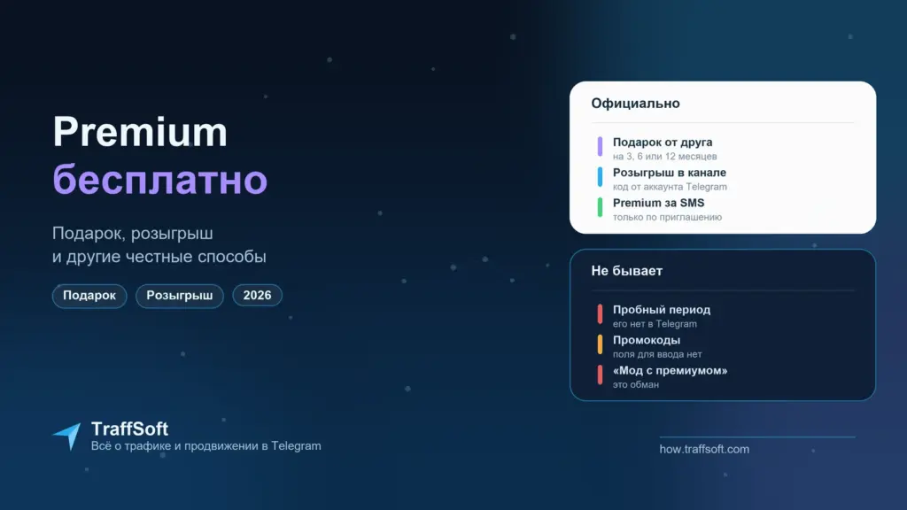 Как получить телеграм премиум бесплатно: подарок, розыгрыш и другие честные способы